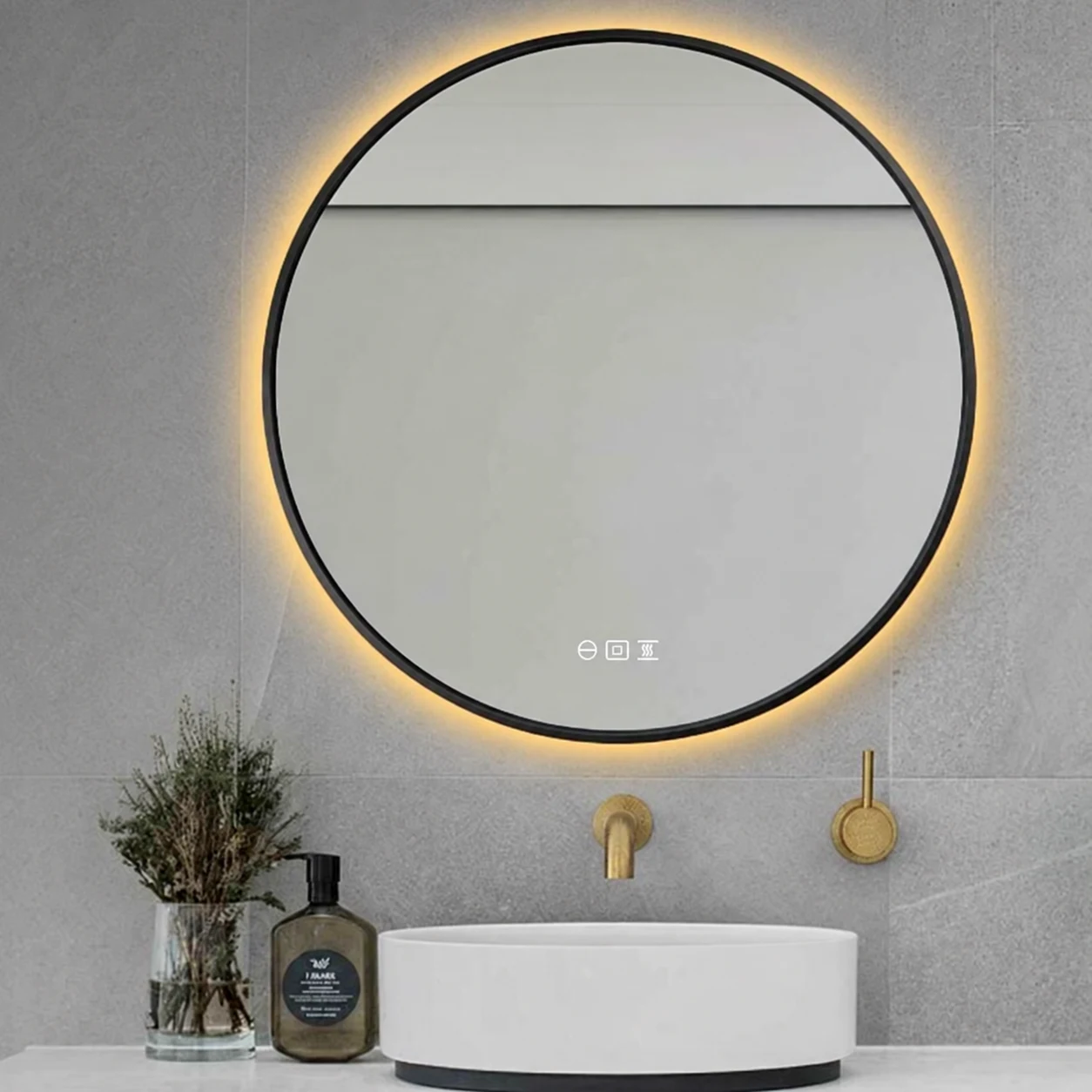 Espelhos Merida Black LED